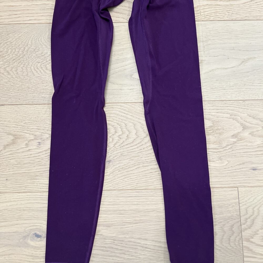 LULULEMON heathered tender violet purple Wunder Under pant hi-rise leggings 4 - Picture 5 of 12